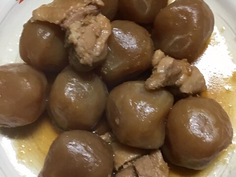 玉こんにゃくと鶏肉のにしめ